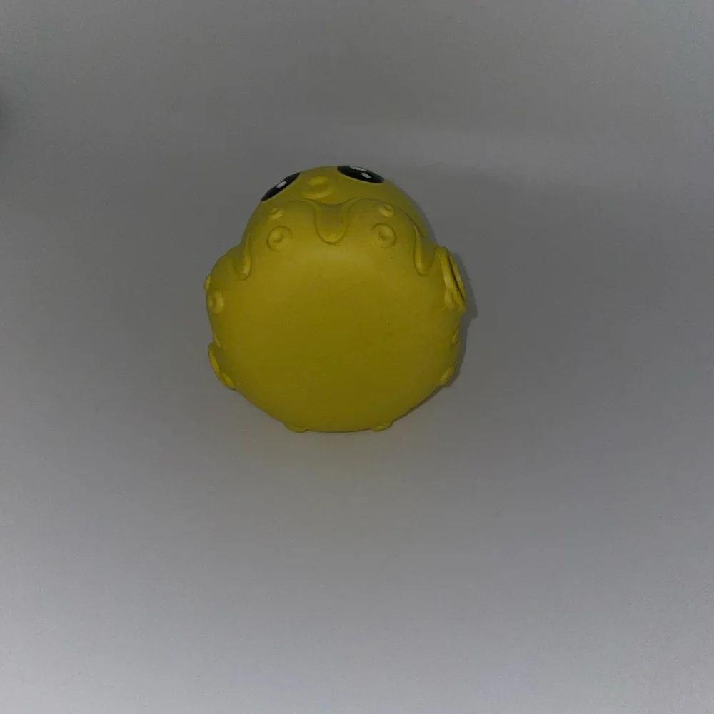 Paatata Yellow Robot Dog Toy New In Box Hide Treats Squeaky Fun Durable Play